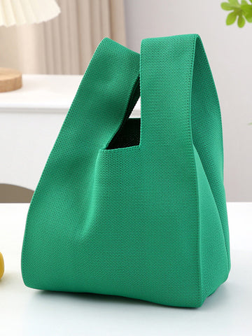 Geometric Solid Color Handbags