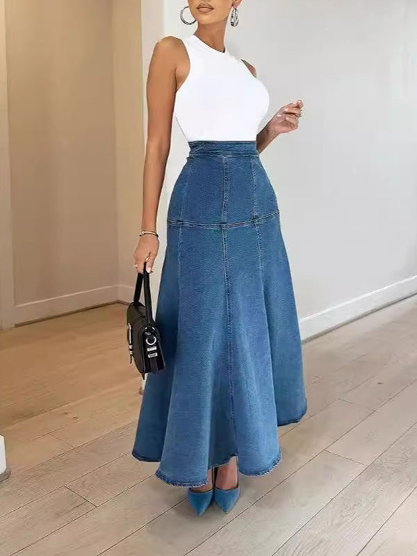 A-Line Mermaid Split-Joint Skirts