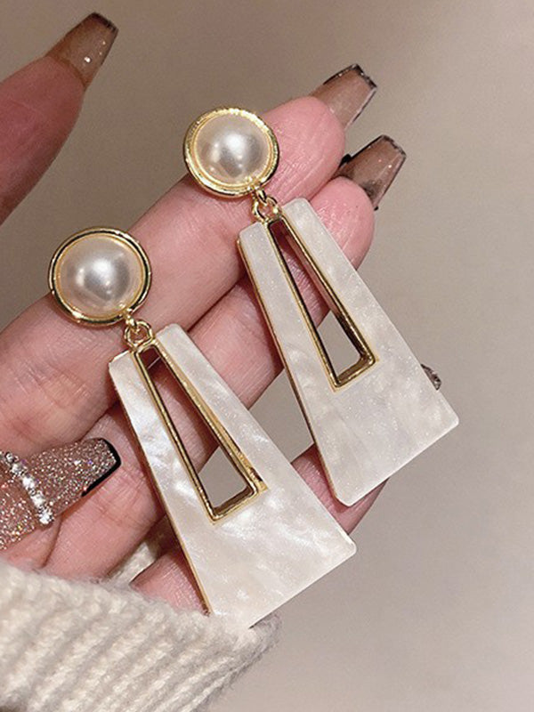 Geometric Drop Earrings