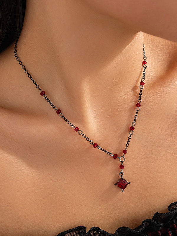 Geometric Tasseled Necklaces Accessories