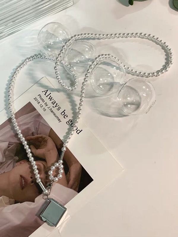 Beaded Heart Shape Shiny Waist Chain Accessories