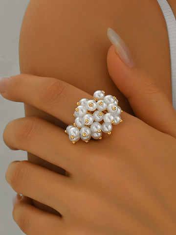 Flower Shape Geometric Rings Accessories