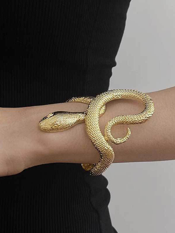 Geometric Snake Shape Solid Color Bracelet Accessories