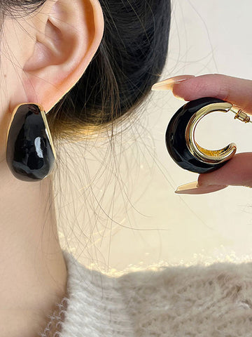 Geometric Drop Earrings