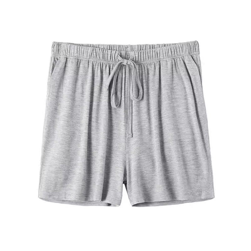 Women Casual Drawstring Pocket Pajama Shorts