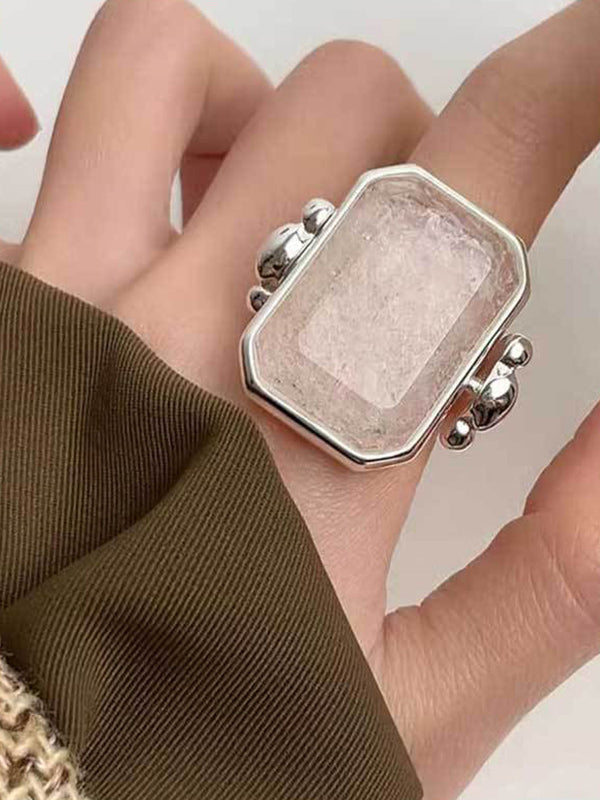 Geometric Split-Joint Rings Accessories