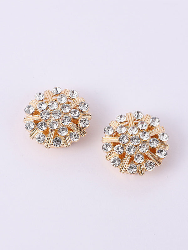 Detachable Rhine Stones Cufflink Accessories