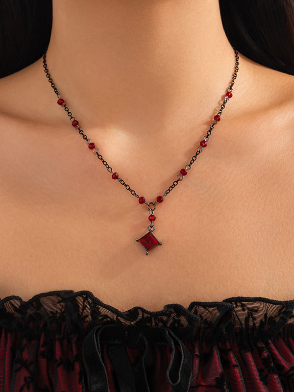 Geometric Tasseled Necklaces Accessories