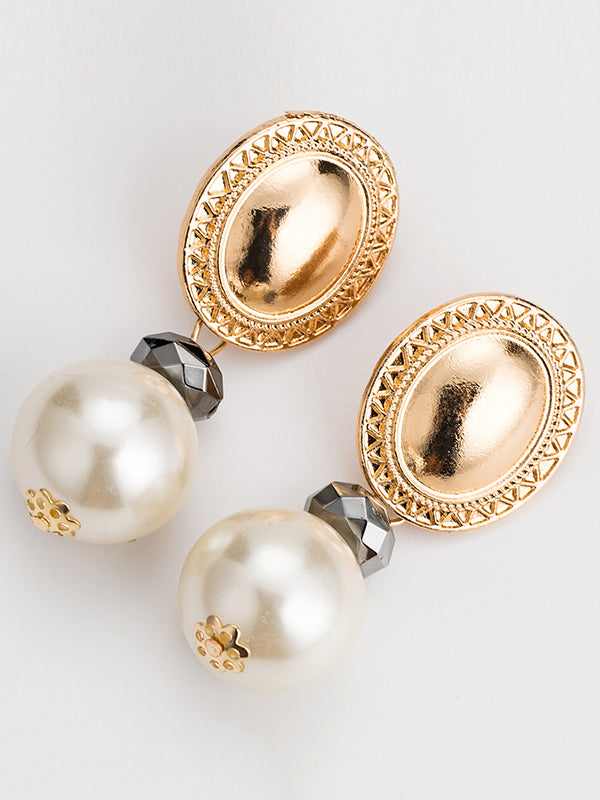 Geometric Drop Earrings