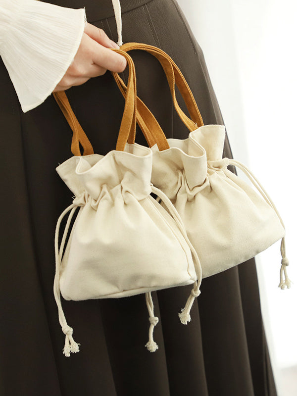Drawstring Split-Joint Mini Bags