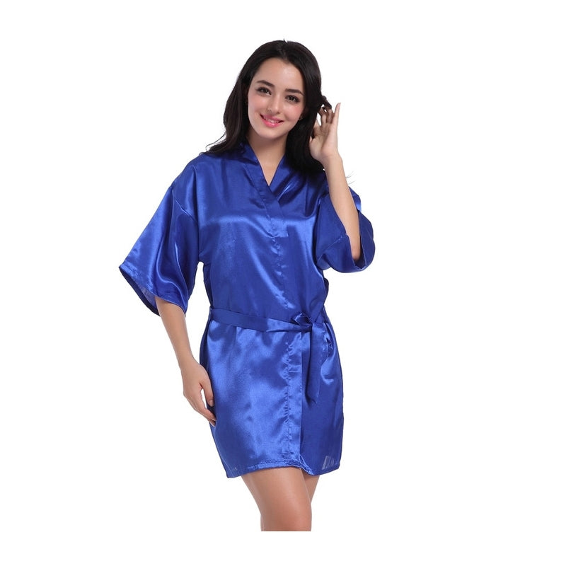 Women Fashion Casual Letter Printed Long-Sleeve Lace-Up Dress Pajamas