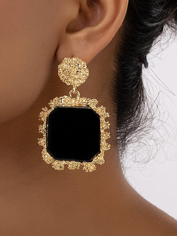 Geometric Drop Earrings