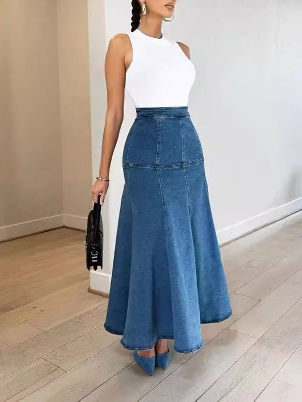 A-Line Mermaid Split-Joint Skirts