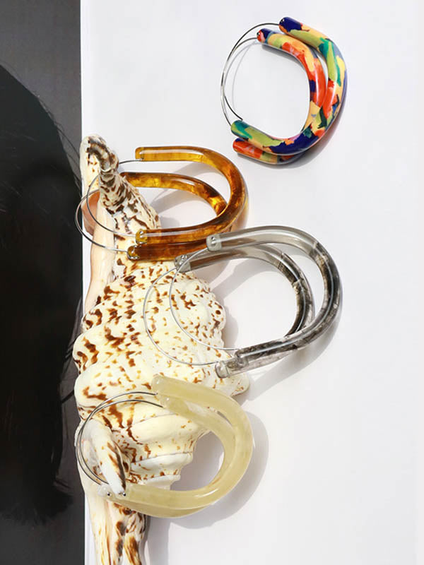 Geometric Drop Earrings