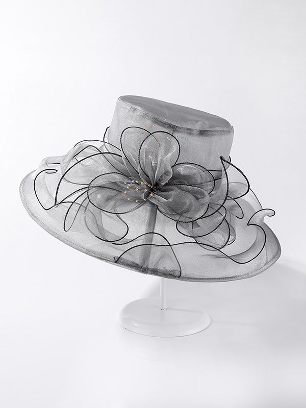 Flower Shape See-Through Split-Joint Sun Hat