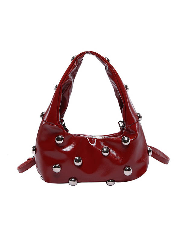 Geometric Rivet Handbags Shoulder Bags