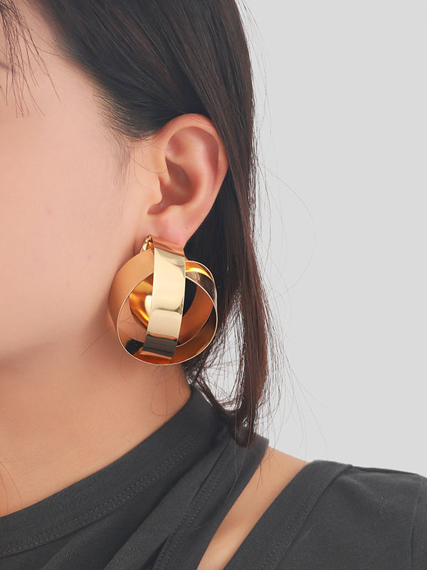 Geometric Drop Earrings