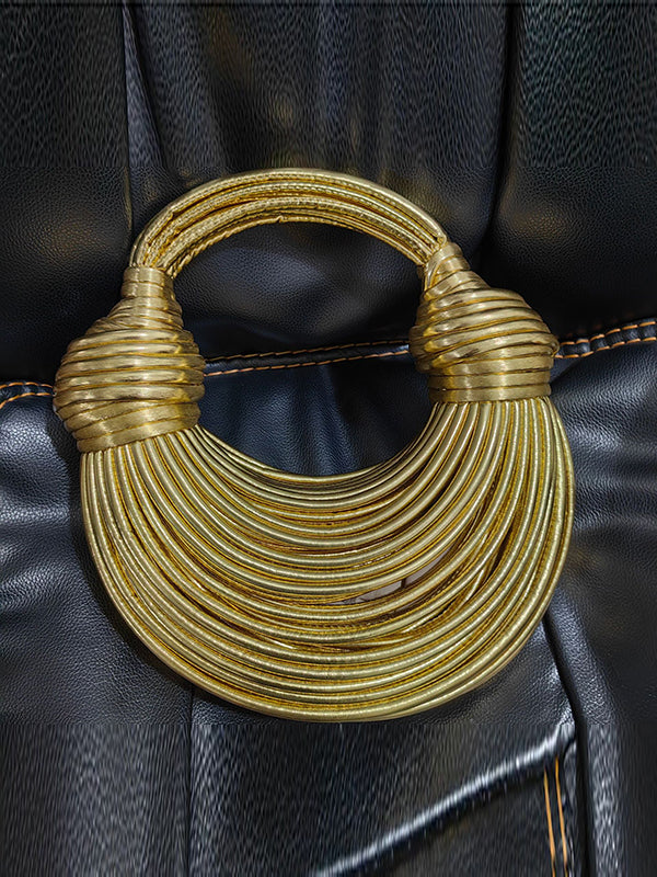 Geometric Zipper Handbags