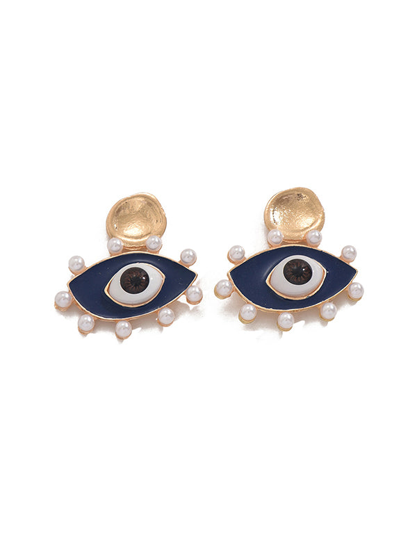 Eye Shape Geometric Earrings Accessories