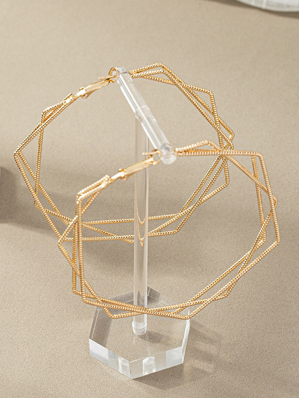 Geometric Drop Earrings