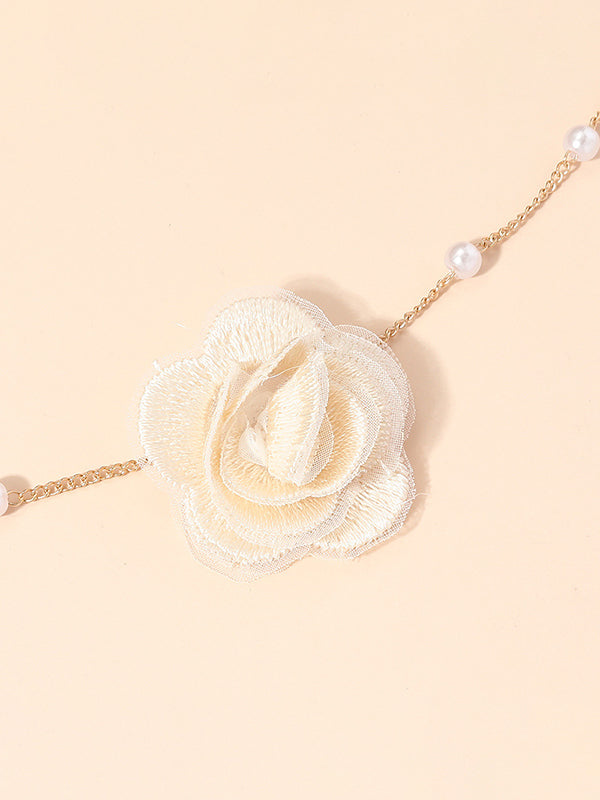 Three-Dimensional Flower Necklaces Accessories