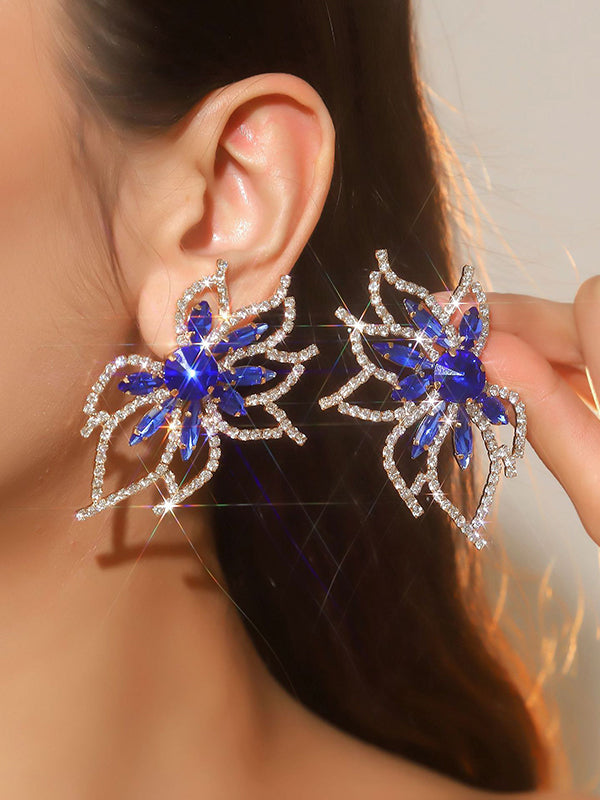 Flower Shape Drop Earrings