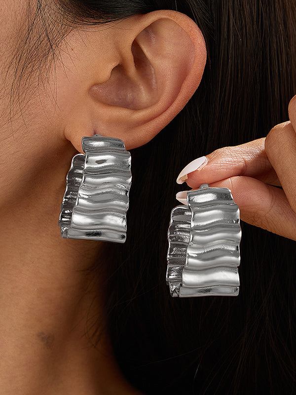 Geometric Drop Earrings