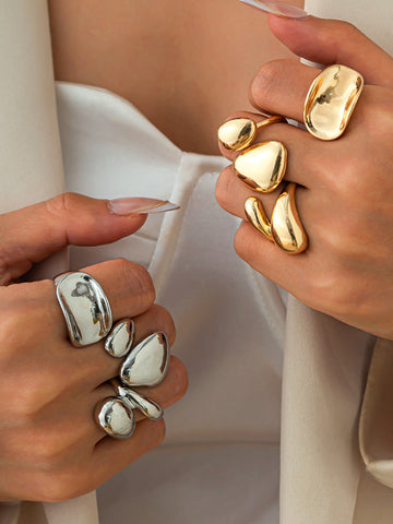 Geometric Ringent Rings Accessories
