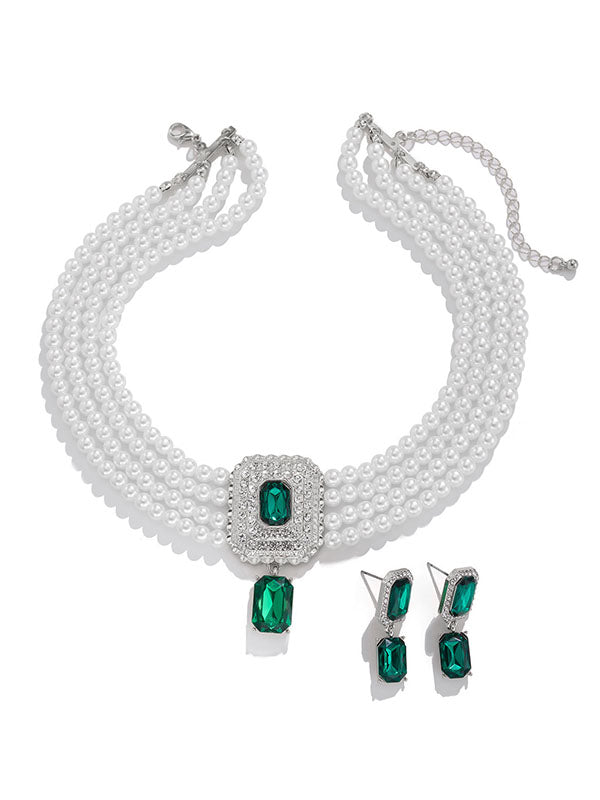 Geometric Drop Earrings Necklaces Accessories