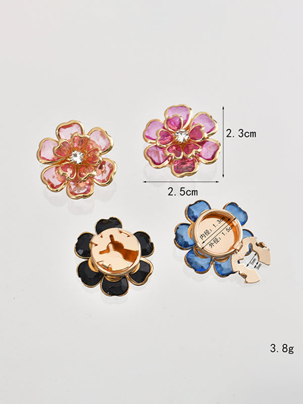 Detachable Flower Shape Cufflink Accessories