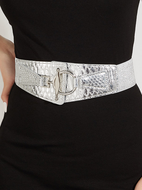 Elasticity Shiny Split-Joint Belts