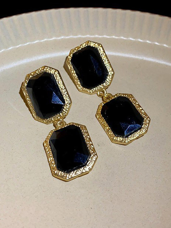 Geometric Drop Earrings