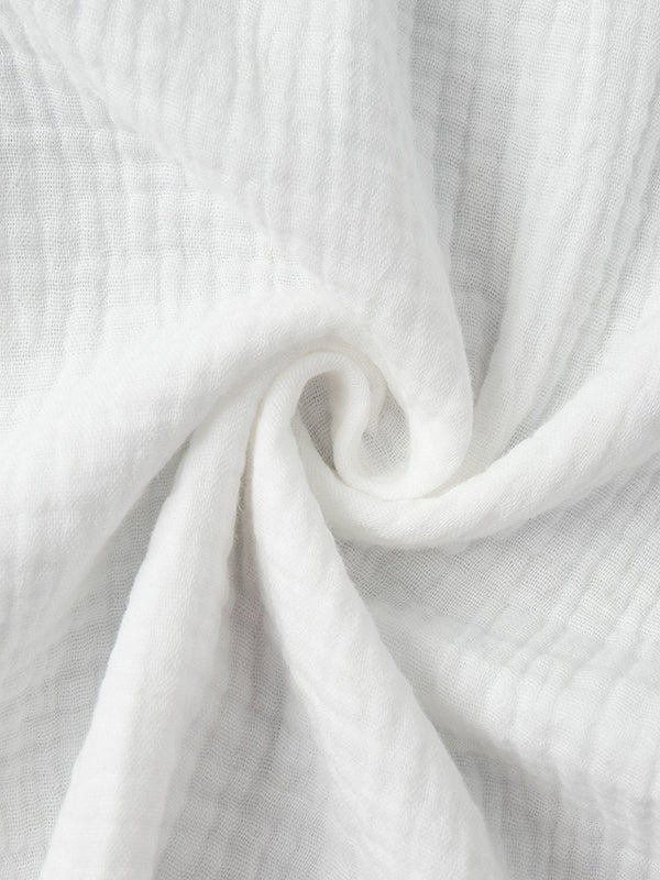 Long Sleeves Ruffled See-Through Split-Joint Peter Pan Collar Blouses&Shirts Tops