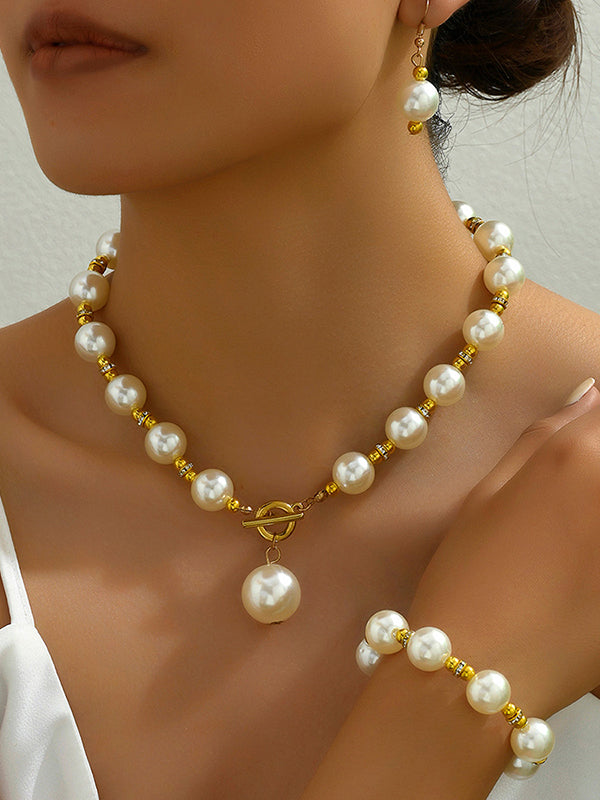 Geometric Bracelet Accessories Drop Earrings Necklaces Accessories