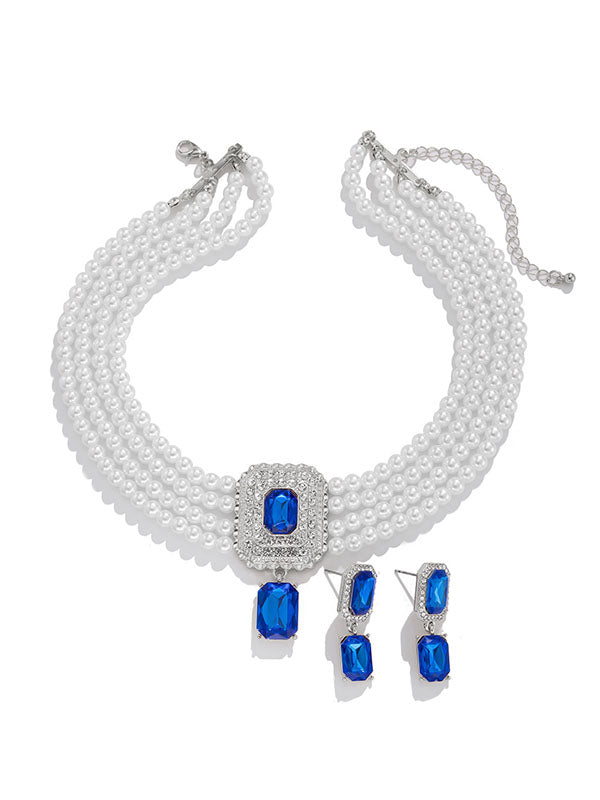 Geometric Drop Earrings Necklaces Accessories