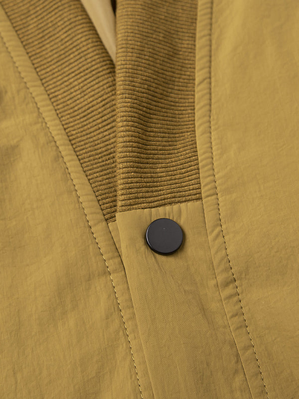 A-Line Hipster Buttoned Solid Color V-Neck Vest Top