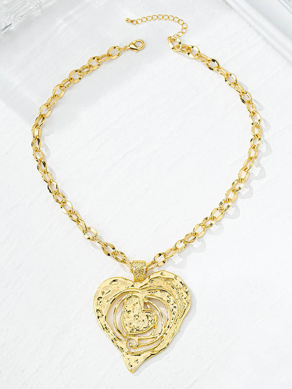 Chains Heart Shape Necklaces Accessories