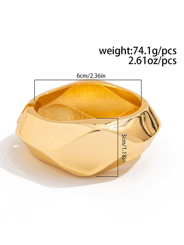 Geometric Solid Color Bracelet Accessories