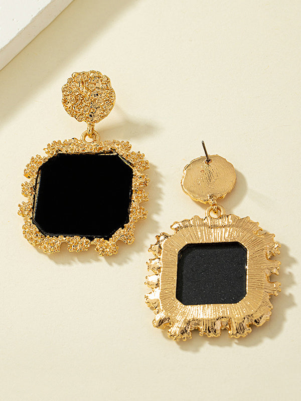 Geometric Drop Earrings