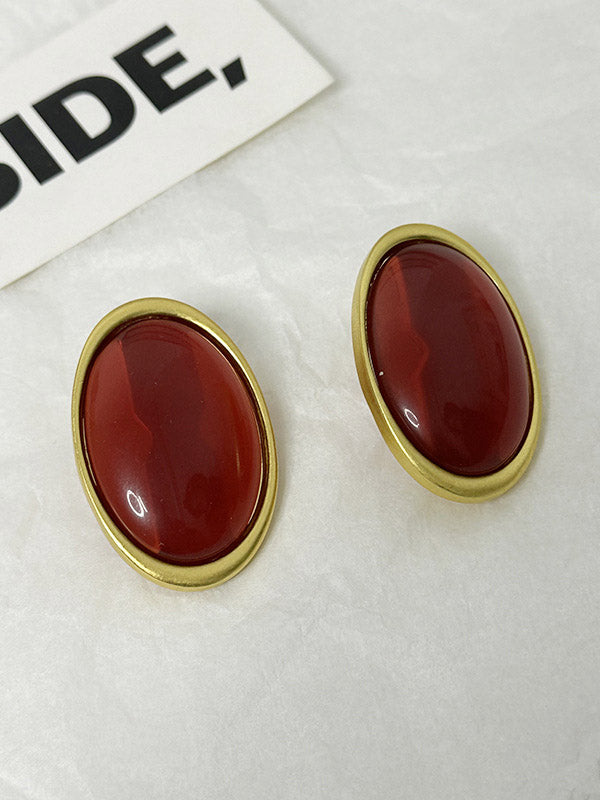 Geometric Split-Joint Earrings Accessories