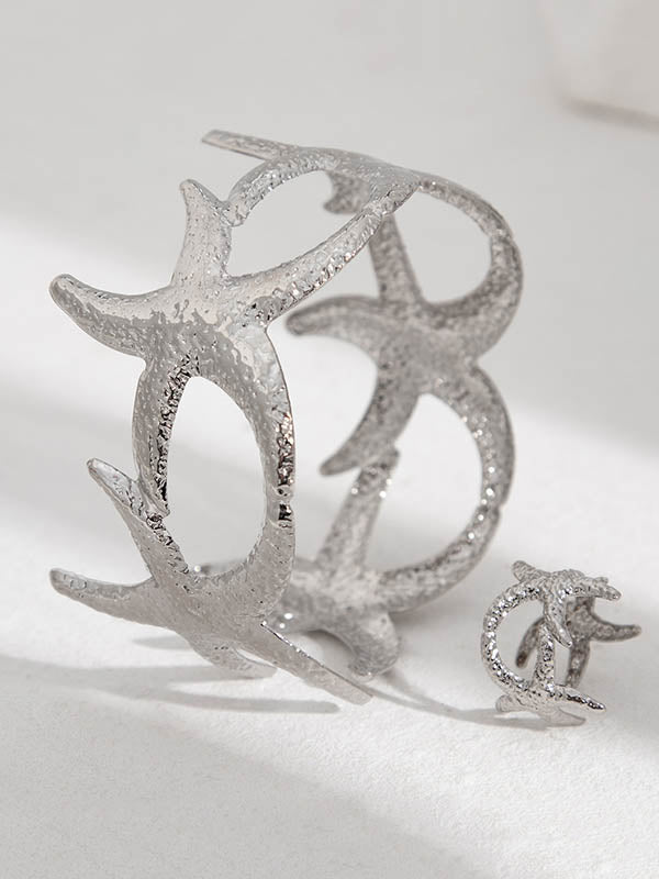 Flower Shape Geometric Bracelet Accessories Rings Accessories