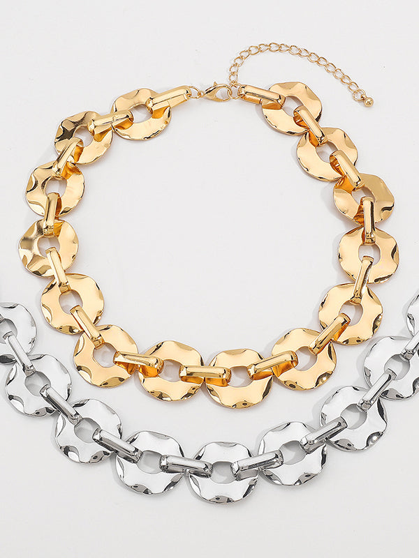 Normcore Chains Geometric Necklaces Accessories