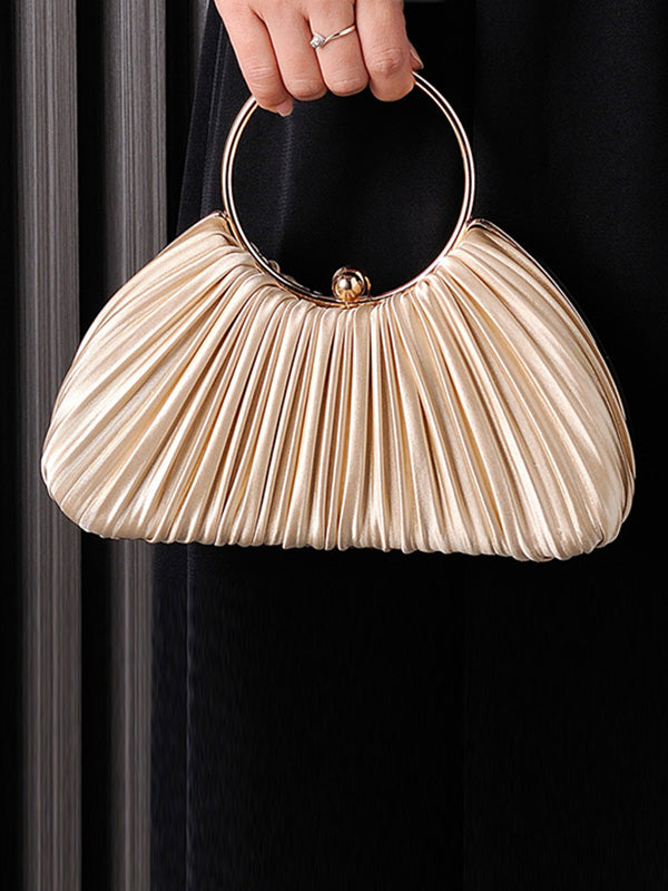 Pleated Split-Joint Bags Handbags