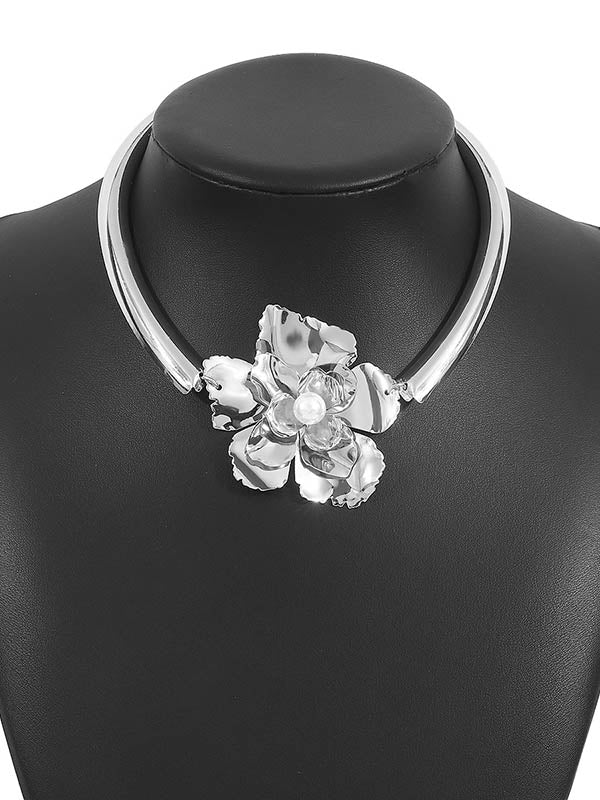 Flower Shape Drop Earrings Necklaces Accessories