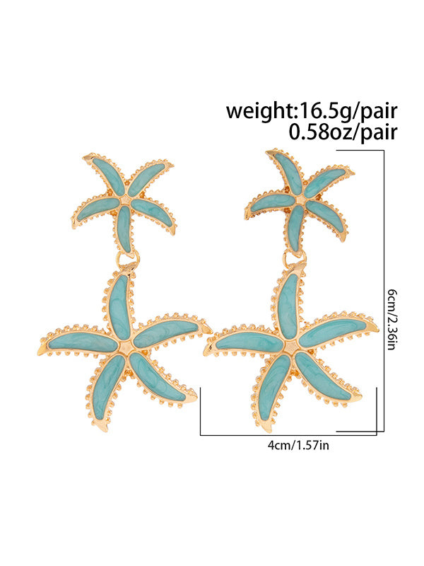 Geometric Drop Earrings