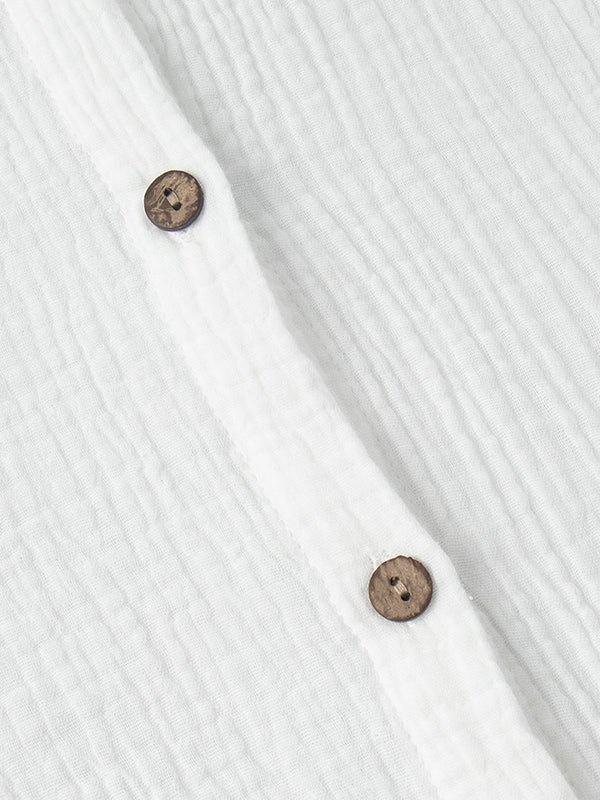 Long Sleeves Ruffled See-Through Split-Joint Peter Pan Collar Blouses&Shirts Tops