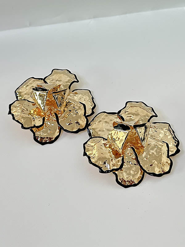 Flower Shape Geometric Earrings Accessories