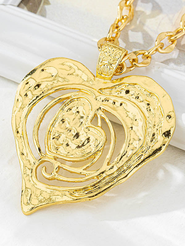 Chains Heart Shape Necklaces Accessories