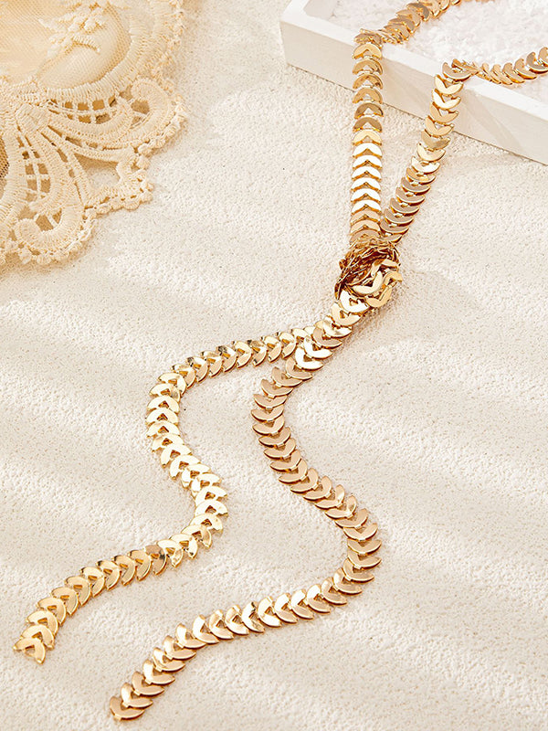 Geometric Knot Necklaces Accessories