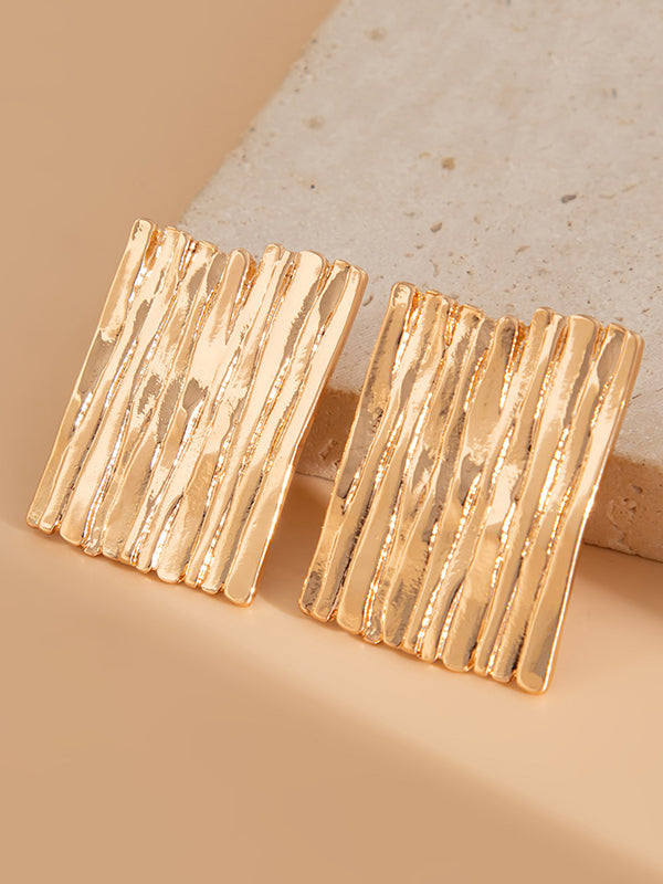 Geometric Drop Earrings